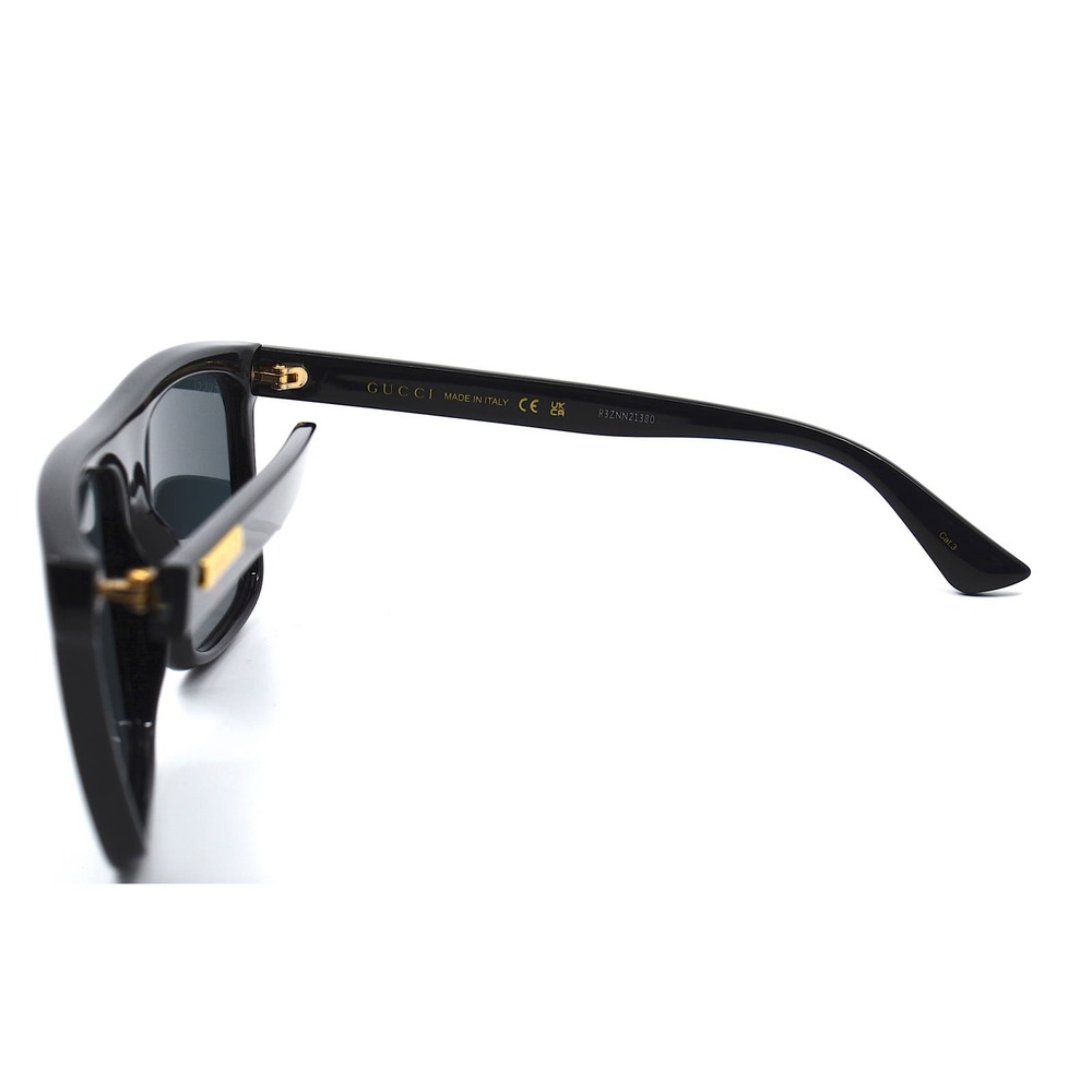 Gucci GG0748S Black Grey Sunglasses | Authentic | New w/ Case | 59-17-145 - Picture 10 of 13